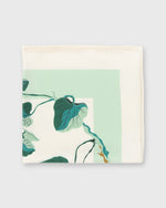Load image into Gallery viewer, Silk Square Scarf in Vines