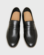 Load image into Gallery viewer, Mia Loafer in Black Leather
