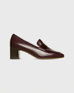 Load image into Gallery viewer, Loafer Heel in Mahogany Leather