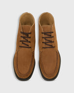 Load image into Gallery viewer, Moccasin Boot in Cigar Suede