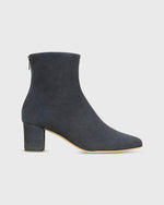 Load image into Gallery viewer, Zip-Back Boot in Navy Suede