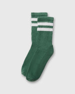 Load image into Gallery viewer, Retro Double Stripe Socks in Green