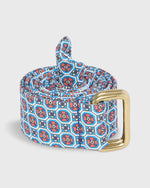 Load image into Gallery viewer, D-Ring Belt in Cobalt Calhoun