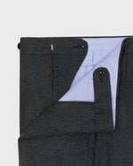 Load image into Gallery viewer, Dress Trouser in Olive Check Flannel