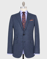 Load image into Gallery viewer, Kincaid No. 4 Jacket in Char Blue Cashmere Flannel