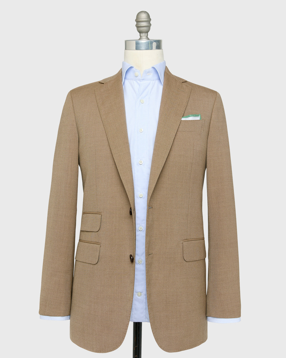 Kincaid No. 2 Suit in Mocha Hopsack | Shop Sid Mashburn