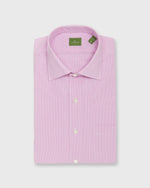 Load image into Gallery viewer, Spread Collar Dress Shirt in Orchid Micro Gingham
