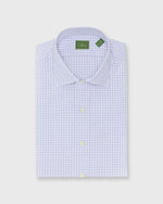 Load image into Gallery viewer, Spread Collar Dress Shirt in Lavender Gingham Poplin