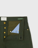 Load image into Gallery viewer, Slim Straight Jean in Olive Selvedge Denim