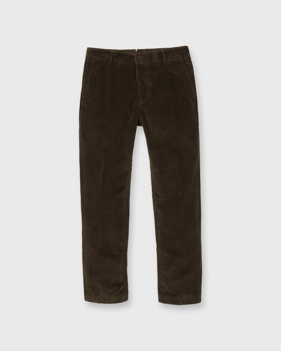 Field Pant in Chocolate Corduroy | Shop Sid Mashburn