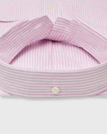 Load image into Gallery viewer, Button-Down Sport Shirt in Pink University Stripe Oxford