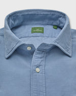 Load image into Gallery viewer, Spread Collar Sport Shirt in Glacier Corduroy