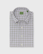 Load image into Gallery viewer, Button-Down Sport Shirt in Bone/Lavender/Grey Tattersall Twill
