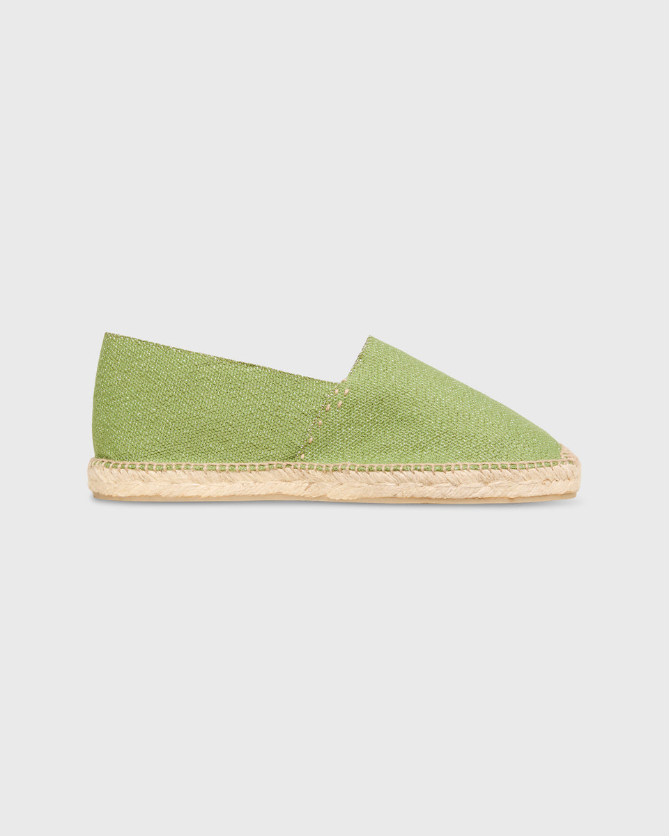 Hermes Men\'s  Espadrilles in Green Canvas Size 42 Green - Espadrilles and Mules for Men | Hermès USA main image 3
