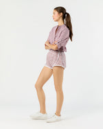 Load image into Gallery viewer, Track Short in Pink Katie & Millie Liberty Fabric