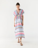 Load image into Gallery viewer, Gasira V-Neck Caftan in Cirq Citrus