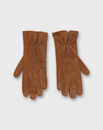 Load image into Gallery viewer, Sherpa-Lined Gloves in Caramel Suede