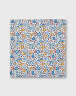 Load image into Gallery viewer, Anyway Scarf in Blue/Gold D'anjo Liberty Fabric
