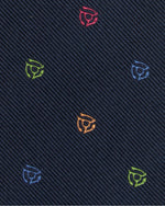 Load image into Gallery viewer, Silk Woven Tie in Pacific/Multi Adaptor