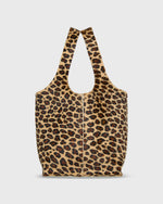 Load image into Gallery viewer, Paola Bucket Bag in Mini Leopard Calf Hair