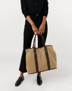 Load image into Gallery viewer, Weekend Tote in Sand Canvas