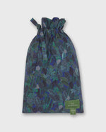 Load image into Gallery viewer, Button-Front Boxer Short in Navy/Green Multi Chaparral Liberty Fabric