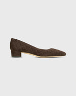 Load image into Gallery viewer, Jane Flat in Chocolate Suede