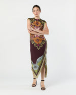 Load image into Gallery viewer, Valkyrie Dress in Burgundy Bounty Silk Voile