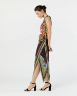 Load image into Gallery viewer, Valkyrie Dress in Burgundy Bounty Silk Voile