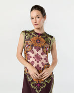 Load image into Gallery viewer, Valkyrie Dress in Burgundy Bounty Silk Voile