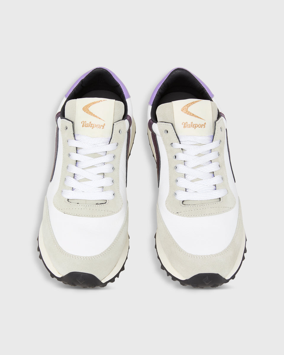 Start Leather Suede Sneaker in Amaranth | Shop Ann Mashburn