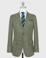 Load image into Gallery viewer, Ghost Blazer in Sage Rustic Hopsack