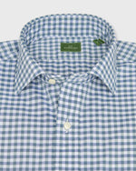 Load image into Gallery viewer, Spread Collar Sport Shirt in Bluegrass Gingham Poplin