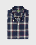 Load image into Gallery viewer, Button-Down Sport Shirt in Navy/Bone/Coral Madras