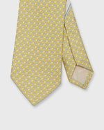 Load image into Gallery viewer, Silk Print Tie in Yellow Fox