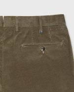 Load image into Gallery viewer, Slim Flat Front Trouser in Turtle Dove Stretch Corduroy