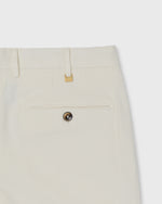 Load image into Gallery viewer, Slim Flat Front Trouser in Natural Stretch Tricotine