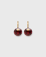 Load image into Gallery viewer, Extra Small Brilliant Earrings in Garnet