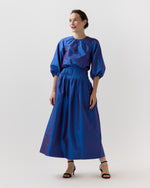 Load image into Gallery viewer, Savannah Top in Wave Iridescent Silk Shantung