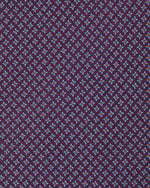 Load image into Gallery viewer, Silk Print Tie in Eggplant/Sky Square