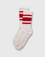 Load image into Gallery viewer, Retro Mono Stripe Socks in Red