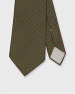 Load image into Gallery viewer, Silk Print Tie in Green/Red/Yellow Foulard
