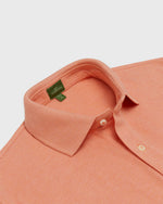 Load image into Gallery viewer, Court Polo in Heather Peach Pima Pique