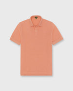 Load image into Gallery viewer, Court Polo in Heather Peach Pima Pique