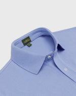 Load image into Gallery viewer, Court Polo in Light Blue Pima Pique
