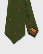 Load image into Gallery viewer, Silk Club Tie in Fern Pheasant