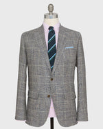 Load image into Gallery viewer, Ghost Blazer in Navy/Bone/Seaglass Glen Plaid Hopsack