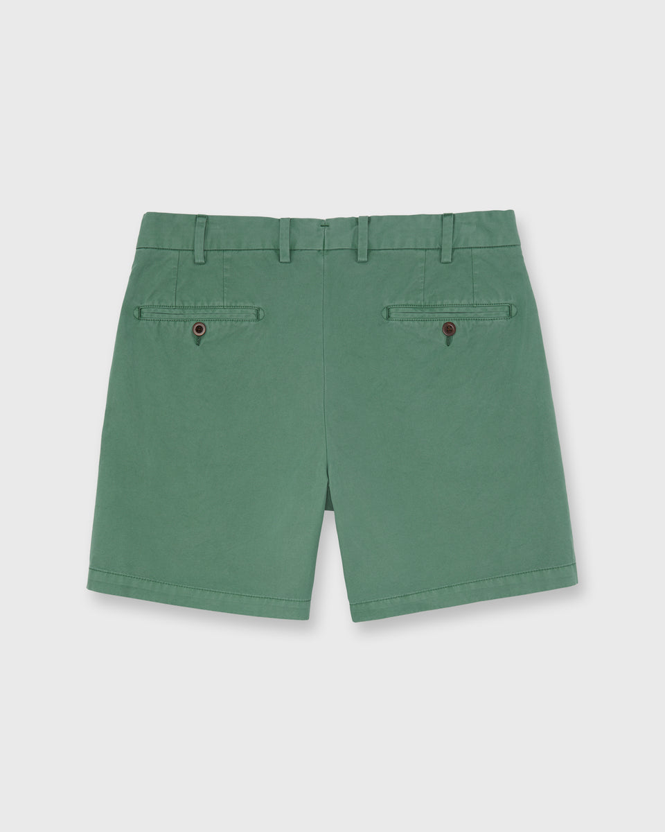 Garment-Dyed Short in Clover AP Twill | Shop Sid Mashburn