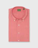 Load image into Gallery viewer, Button-Down Sport Shirt in Coral Shadow Stripe Poplin