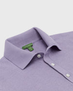 Load image into Gallery viewer, Rally Polo Sweater in Lilac Ice Cotton